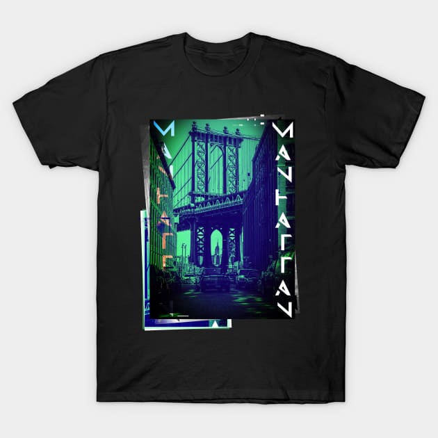 Manhattan poster T-Shirt by remixer2020